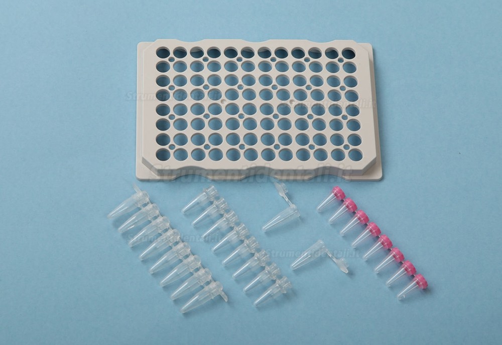 Mini Centrifuga PCR Centrifuga Orizzontale di Piastra Velocità 2200rpm Forza 480g MPC-P25